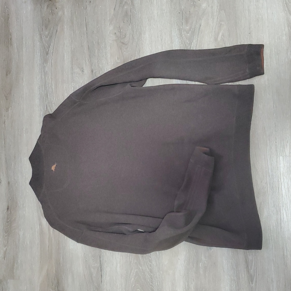 Tommy Bahama, XL, Brown, Redish Brown Inside, Cardigan, Bougie, 💯 % Cotton